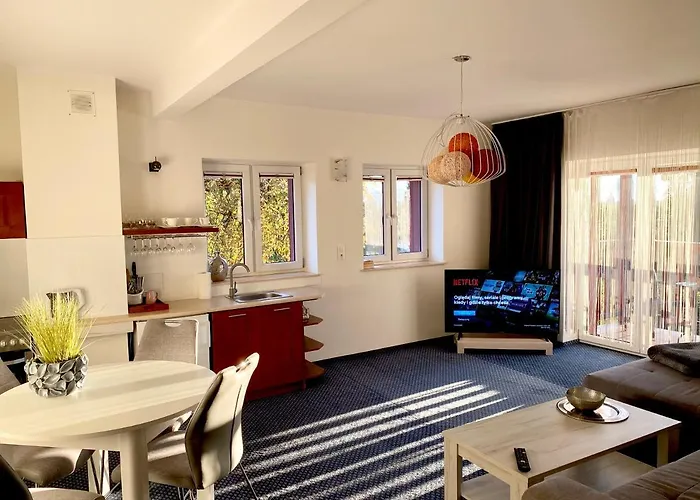 Slupski Premium Business No 7 Wifi Netflix Smart Tv50 Two Bedrooms Two Very Large Double Beds Living Double Sofa Workplace Full Pleasure Quality Of (adults Only) * Слупск